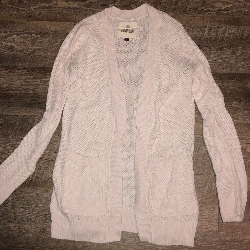 Light pink cardigan